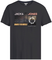 Jack & Jones - Booster Tee Crew Neck - T-shirt - Homme - noir