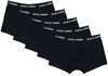 Jack & Jones - CALEÇONS JACHUEY - LOT DE 5 - Boxer - Homme - noir