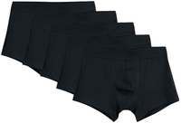 Jack & Jones - CALEÇONS JACTON IN TONE - LOT DE 5 - Boxer - Homme - noir