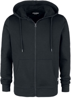 Jack & Jones - JJEBASIC - Sweat-shirt zippé à capuche - Homme - noir
