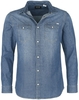 Jack & Jones - JJESHERIDAN SHIRT L/S NOOS - Chemise en jean - Homme - bleu