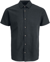 Jack & Jones - JJESUMMER SHIRT S/S S23 SN - Chemise manches courtes - Homme - noir