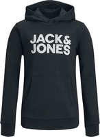 Jack & Jones - Logo Corp - Sweat-Shirt à capuche - Homme - noir