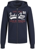 Jack & Jones - Logo Sweat Zip - Vestes à capuches pour enfants - Homme - marine