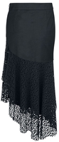 Jawbreaker - Asymmetrical Midi Skirt - Jupe mi-longue - Femme - noir