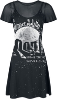 Jawbreaker - Summer Solstice Skater Dress - Robe courte - Femme - noir blanc