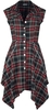 Jawbreaker - Tartan Shirt Dress - Robe mi-longue - Femme - multicolore