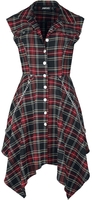 Jawbreaker - Tartan Shirt Dress - Robe mi-longue - Femme - multicolore
