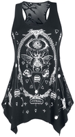 Jawbreaker - Vitriol Skull Mesh - Top - Femme - noir