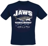 Jaws - Shark Hunting - T-Shirt Manches courtes - Homme - bleu