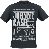 Johnny Cash - Folsom State Prison - T-Shirt Manches courtes - Homme - noir