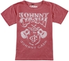 Johnny Cash - Kids - Guitars - T-shirt - Unisexe - rouge