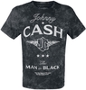 Johnny Cash - Man In Black - T-Shirt Manches courtes - Homme - noir