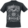 Johnny Cash - Outlaw Music - T-Shirt Manches courtes - Homme - noir