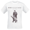 Johnny Cash - Walking Guitar - T-Shirt Manches courtes - Homme - blanc