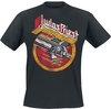 Judas Priest - SFV Solid Circle Vintage - T-Shirt Manches courtes - Homme - noir