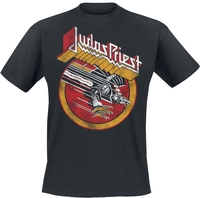 Judas Priest - SFV Solid Circle Vintage - T-Shirt Manches courtes - Homme - noir
