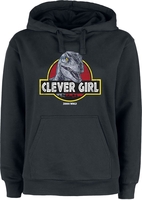 Jurassic Park - Clever Girl - Sweat-shirt à capuche - Femme - noir