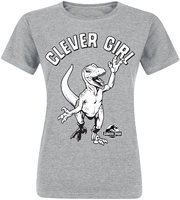 Jurassic Park - Clever Girl - T-Shirt Manches courtes - Femme - gris