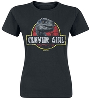 Jurassic Park - Clever Girl - T-Shirt Manches courtes - Femme - noir