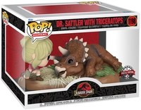 Jurassic Park - Dr. Sattler with Triceratops (Pop! Moment) Vinyl Figur 1198 - Funko Pop! - Unisexe - multicolor