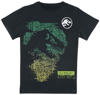 Jurassic Park - Enfants - Jurassic World - Isla Nubar - T-shirt - Unisexe - noir