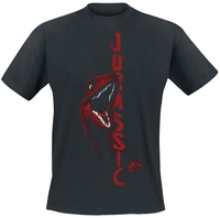 Jurassic Park - Jurassic World - Velociraptor - T-Shirt Manches courtes - Homme - noir