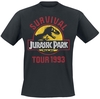 Jurassic Park - Survival Tour - T-Shirt Manches courtes - Homme - noir