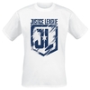 Justice League Movie - Logo Indigo - T-Shirt Manches courtes - Homme - blanc