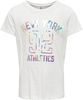 Kids ONLY - Ghita Foil Top - T-shirt - Femme - blanc