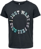 Kids ONLY - Ghita Foil Top - T-shirt - Femme - noir