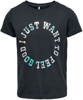 Kids ONLY - Ghita Foil Top - T-shirt - Femme - noir