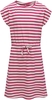 Kids ONLY - May Stripe Dress - Robe longue - Femme - rose blanc