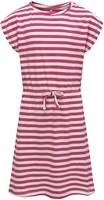 Kids ONLY - May Stripe Dress - Robe longue - Femme - rose blanc