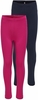 Kids ONLY - Nille Leggings 2er Pack - Legging - Femme - bleu rose