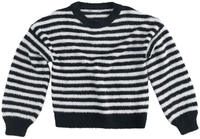 Kids ONLY - Piumo Pullover Knitted - Sweat-Shirt - Femme - noir blanc