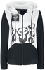Killer Panda - Veste À Capuche KP Lost - Sweat-shirt zippé à capuche - Femme - noir blanc