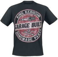 King Kerosin - Garage Built - T-Shirt Manches courtes - Homme - noir