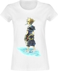 Kingdom Hearts - Feet Wet - T-Shirt Manches courtes - Femme - blanc