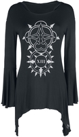 Kingdom Hearts - Organisation 13 - T-shirt manches longues - Femme - noir