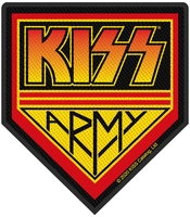 Kiss - Army - Patch - Unisexe - noir rouge jaune