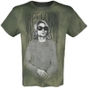Kurt Cobain - REX Stripes - T-Shirt Manches courtes - Homme - kaki