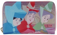La Belle Au Bois Dormant - Loungefly - Princess Scene Zip Around Wallet - Portefeuille - Femme - multicolor