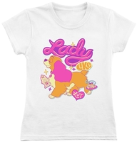La Belle Et Le Clochard - Lady Stickers - T-shirt - Femme - blanc