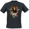 Le Roi Lion - Surrounded - T-Shirt Manches courtes - Homme - noir