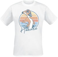 Le Roi Lion - Timon Hakuna - T-Shirt Manches courtes - Homme - blanc