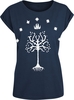 Le Seigneur Des Anneaux - Arbre Du Gondor - T-Shirt Manches courtes - Femme - bleu foncé