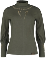 Le Seigneur Des Anneaux - Dunedain - T-shirt manches longues - Femme - vert foncé