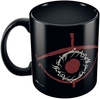 Le Seigneur Des Anneaux - Inscriptions Anneau - Mug - Unisexe - noir rouge