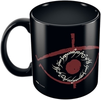 Le Seigneur Des Anneaux - Inscriptions Anneau - Mug - Unisexe - noir rouge